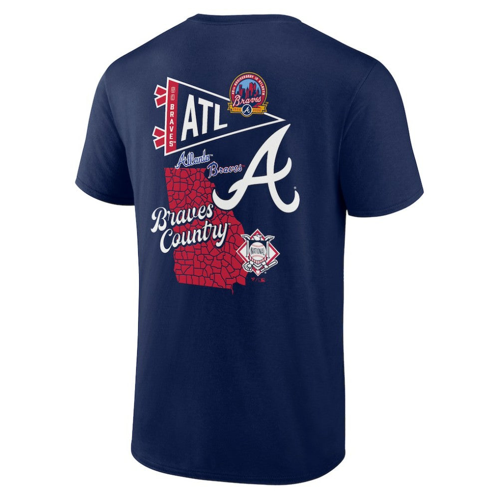 Atlanta Braves Split Zone T-Shirt Online