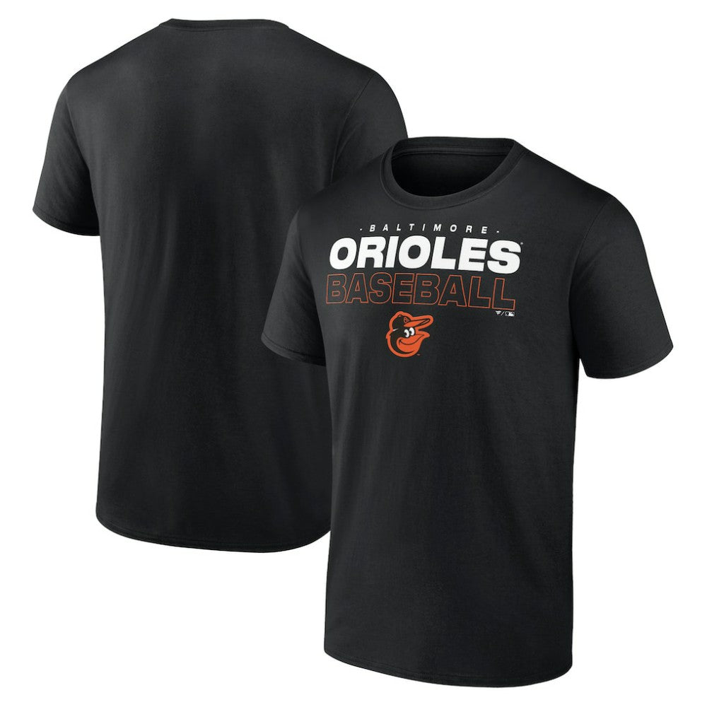 Baltimore Orioles Stacked Baseball T-Shirt On Sale
