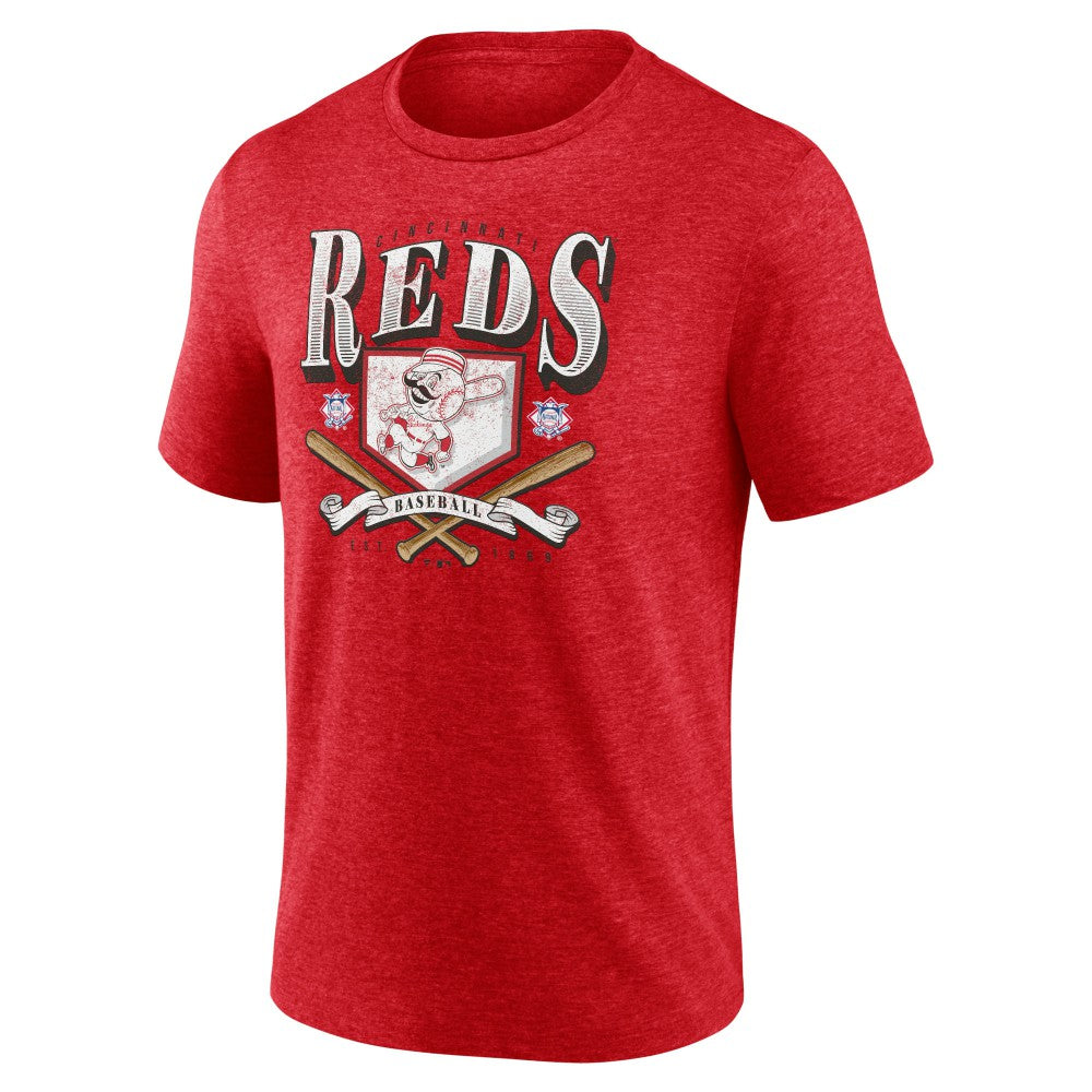 Cincinnati Reds Home Tri-Blend T-Shirt Sale
