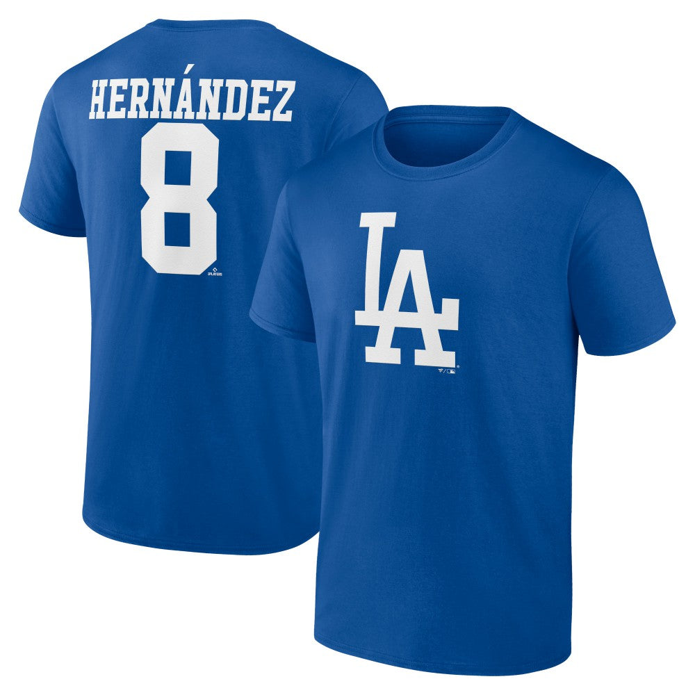 Enrique Hernandez Los Angeles Dodgers Icon Player Name & Number T-Shirt Lifestyle