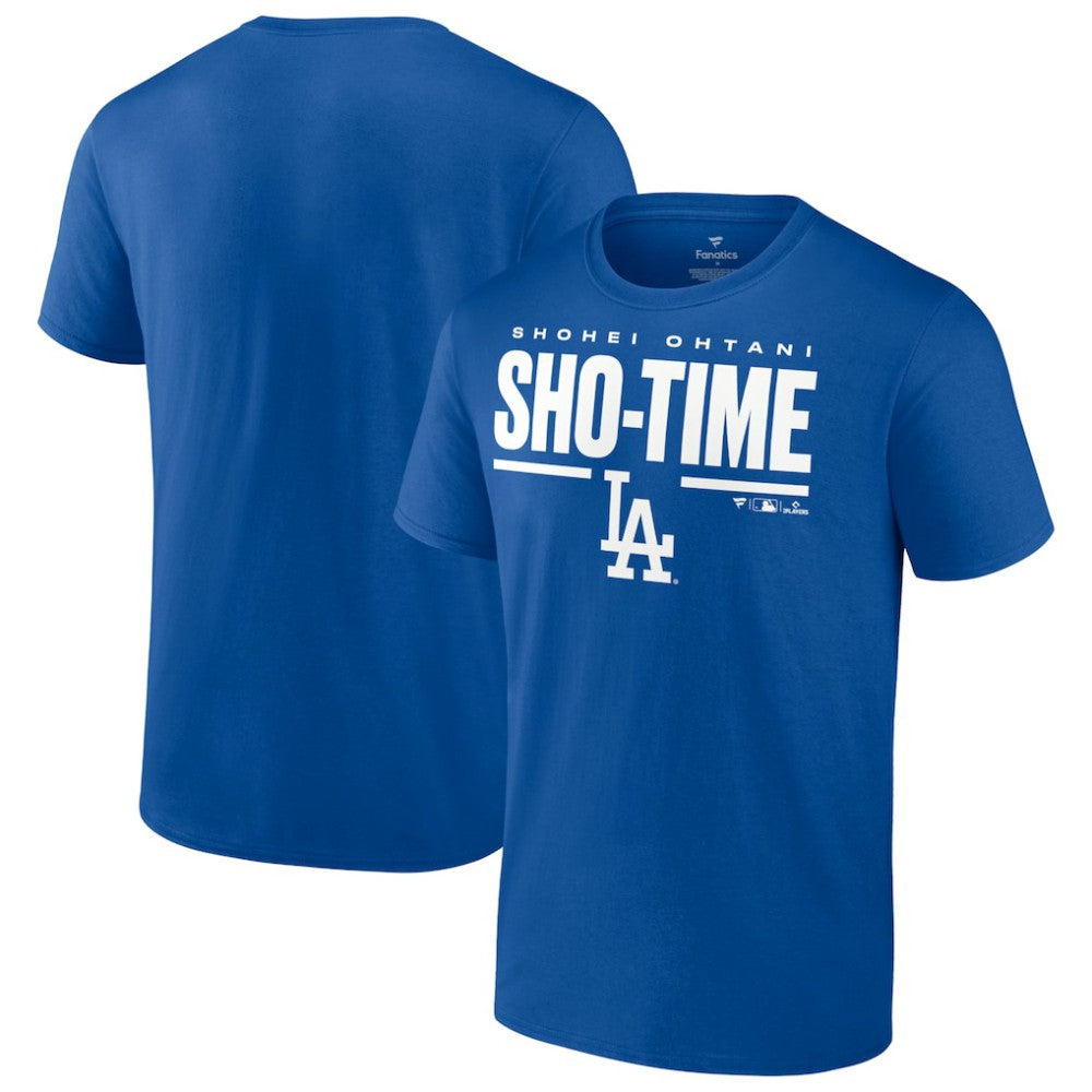 Shohei Ohtani Los Angeles Dodgers Sho-Time Horizontal T-Shirt On Sale
