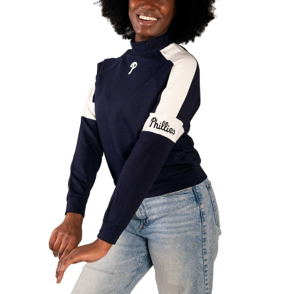 Philadelphia Phillies Lusso Women's Monica Pullover Sweatshirt discount