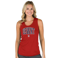 USWNT Concepts Sport Women's Marathon Racerback Scoop Neck Tank Top - Red