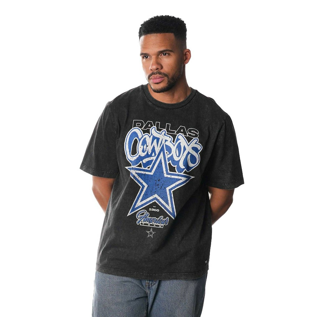 Dallas Cowboys The Wild Collective Unisex Graffiti T-Shirt Black - NFL