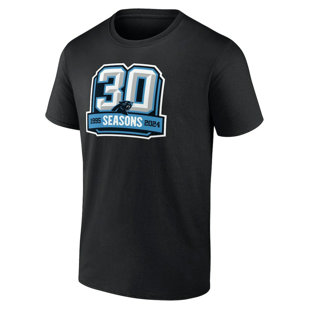 Carolina Panthers 30th Anniversary T-Shirt Black - NFL