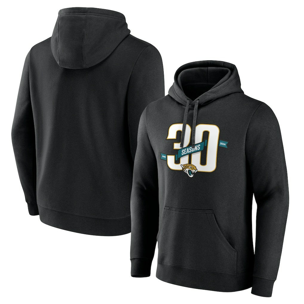 Jacksonville Jaguars 30th Anniversary Pullover Hoodie Black - NFL