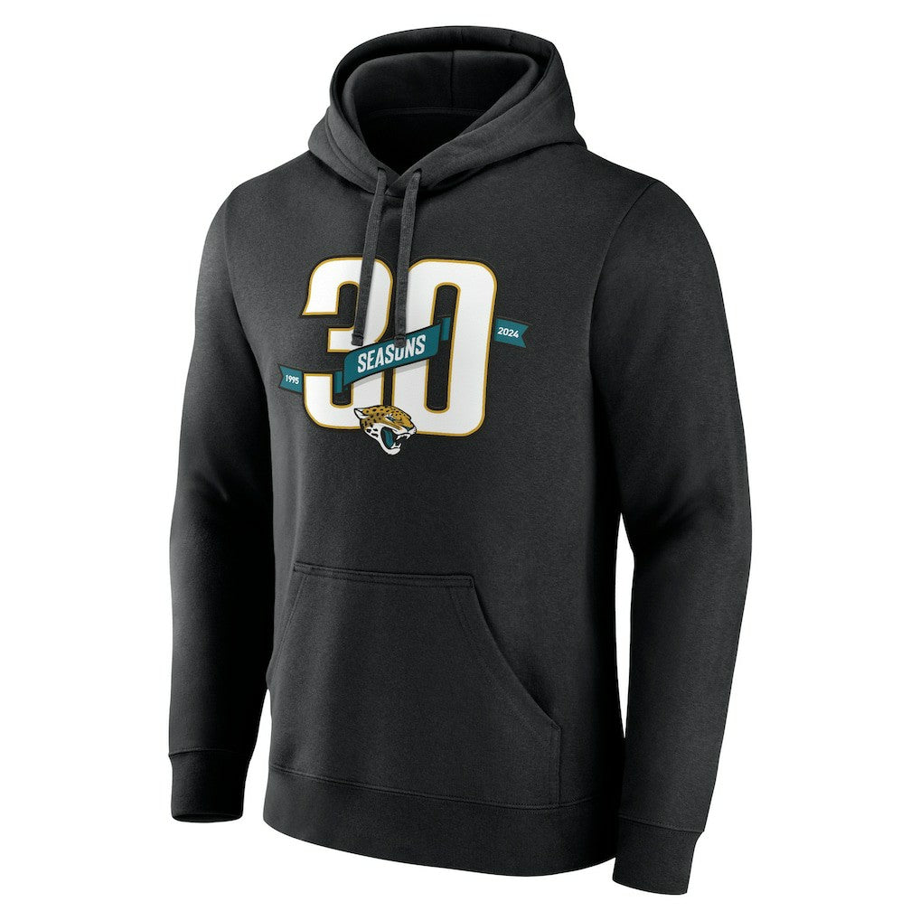 Jacksonville Jaguars 30th Anniversary Pullover Hoodie Black - NFL