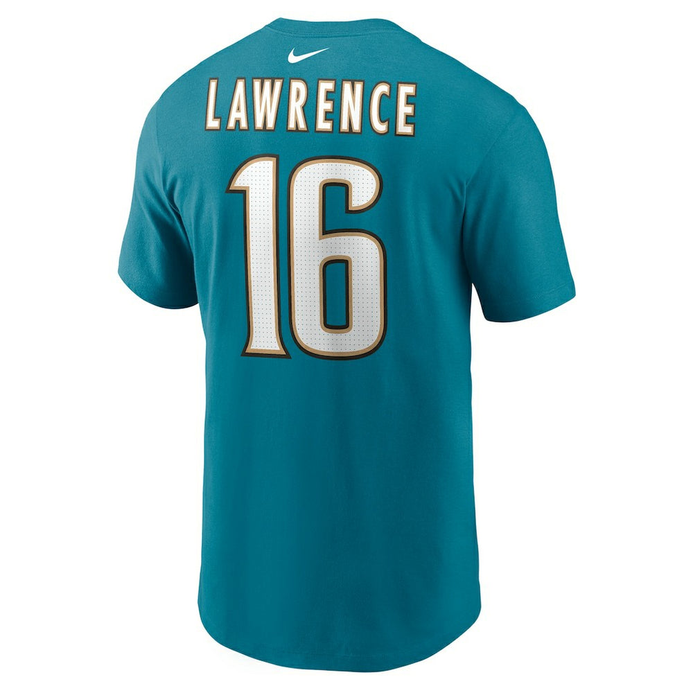 Trevor Lawrence Jacksonville Jaguars Throwback Name & Number T-Shirt Teal - Nike