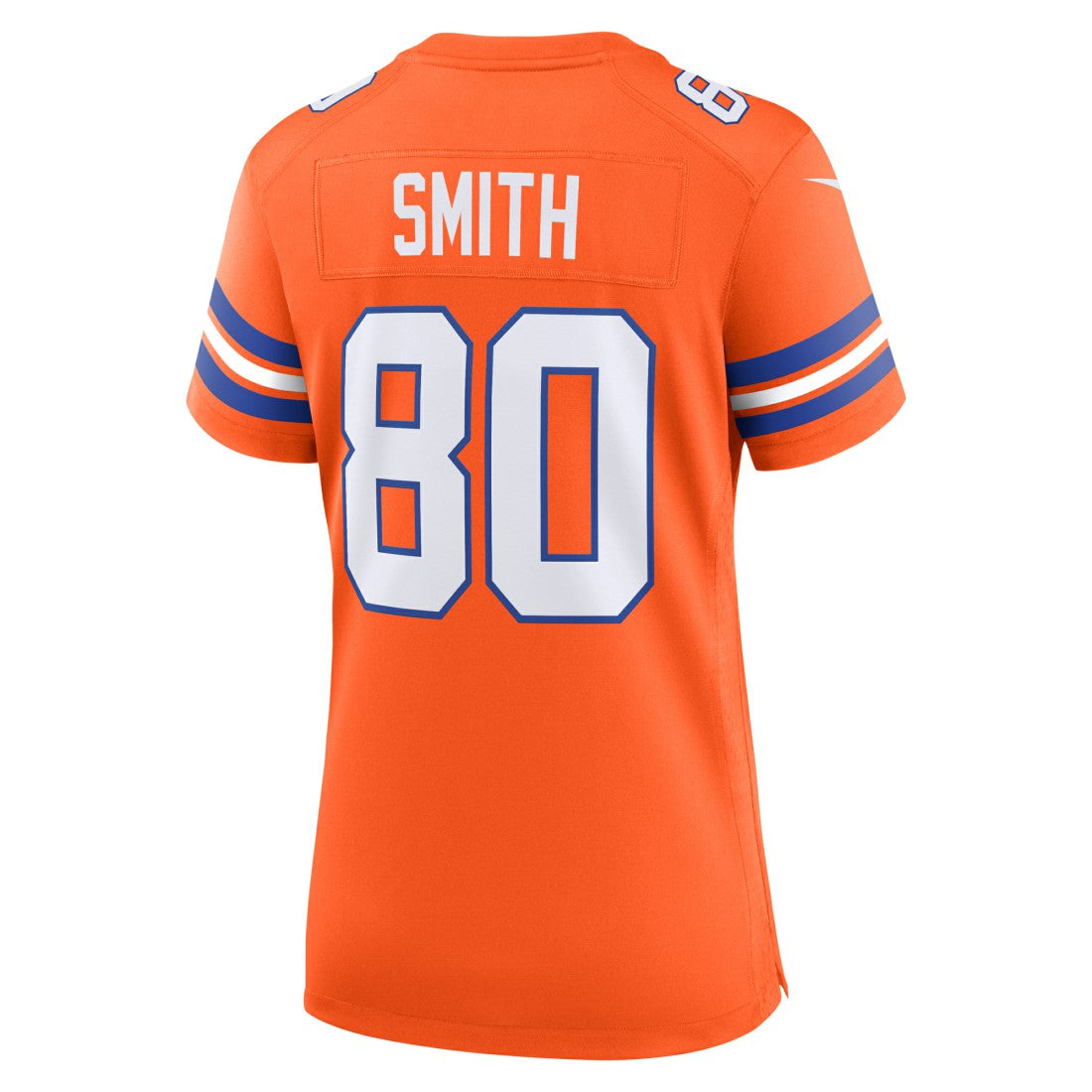 Rod Smith Denver Broncos Women's Mile High Collection 1977 Throwback Retired Player Game Jersey Orange - Nike
