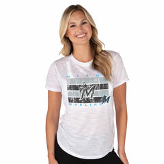 Miami Marlins Concepts Sport Women's Infuse Knit Top Online