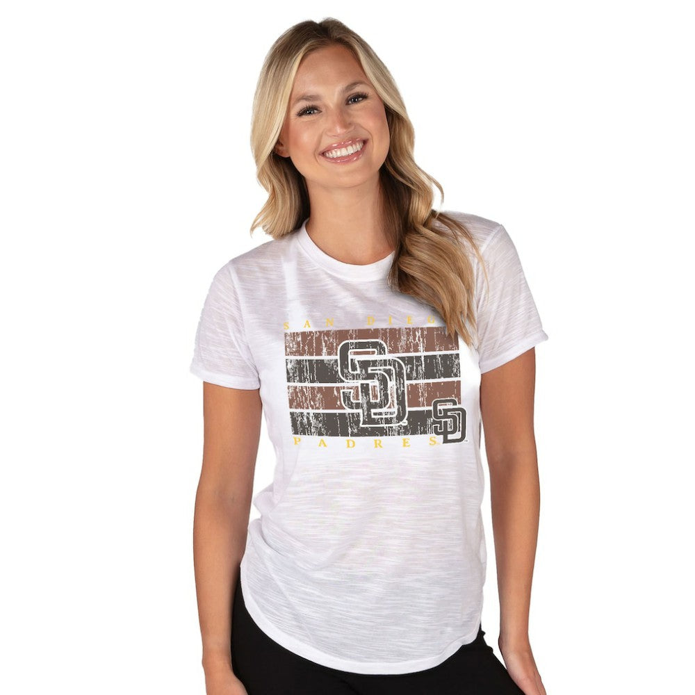 San Diego Padres Concepts Sport Women's Infuse Knit Top Clearance