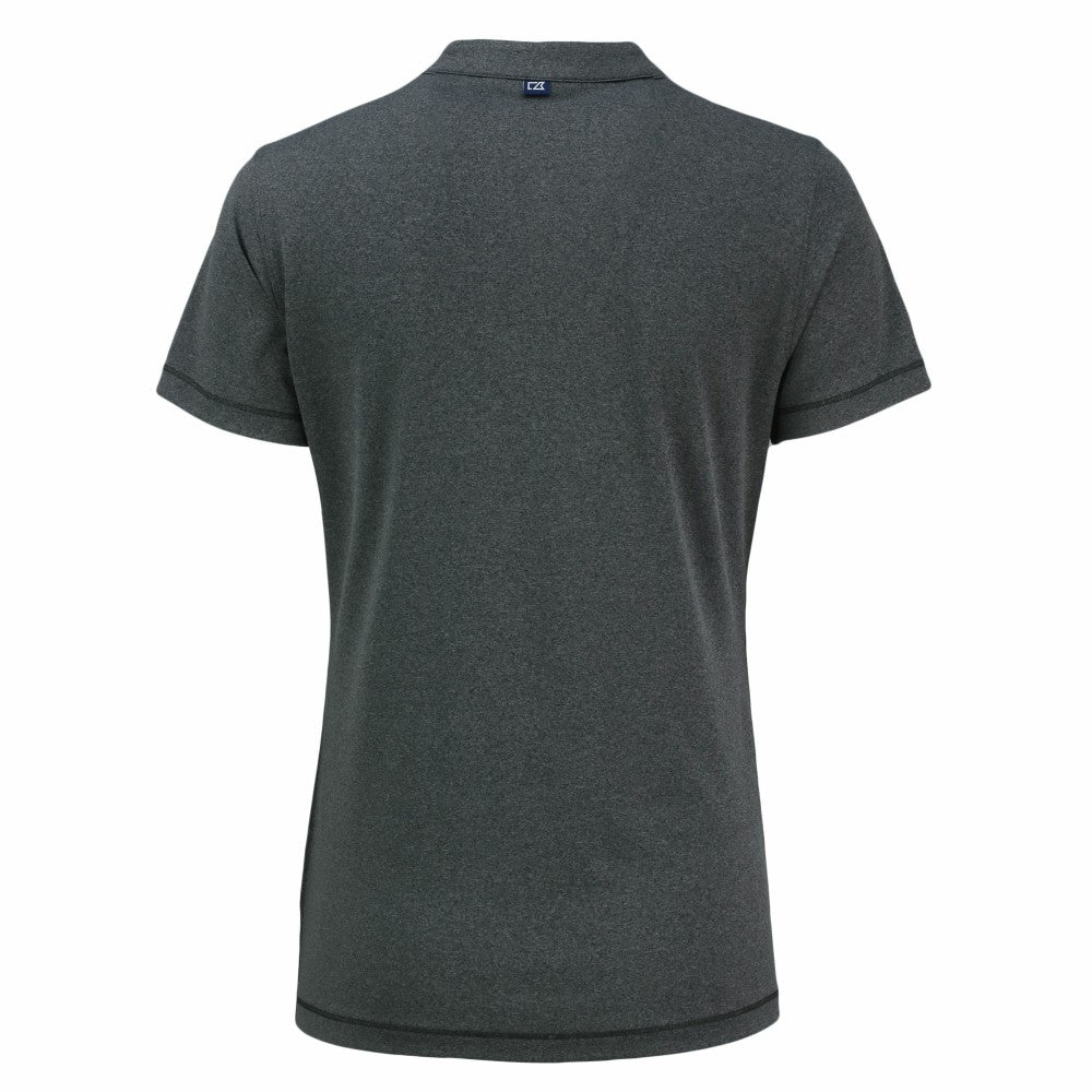 Houston Astros Cutter & Buck Women's Forge Stretch Blade DryTec V-Neck Polo Lifestyle