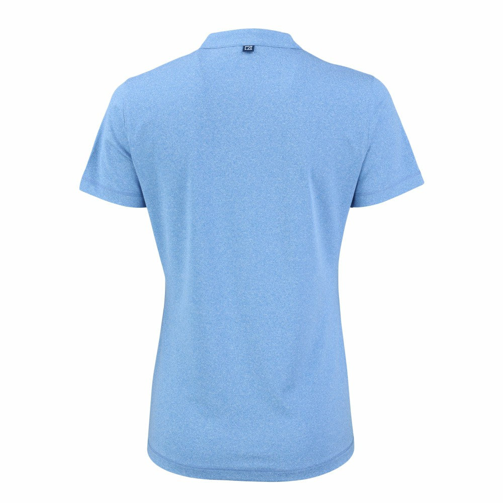 Kansas City Royals Cutter & Buck Women's Forge Stretch Blade DryTec V-Neck Polo Sale