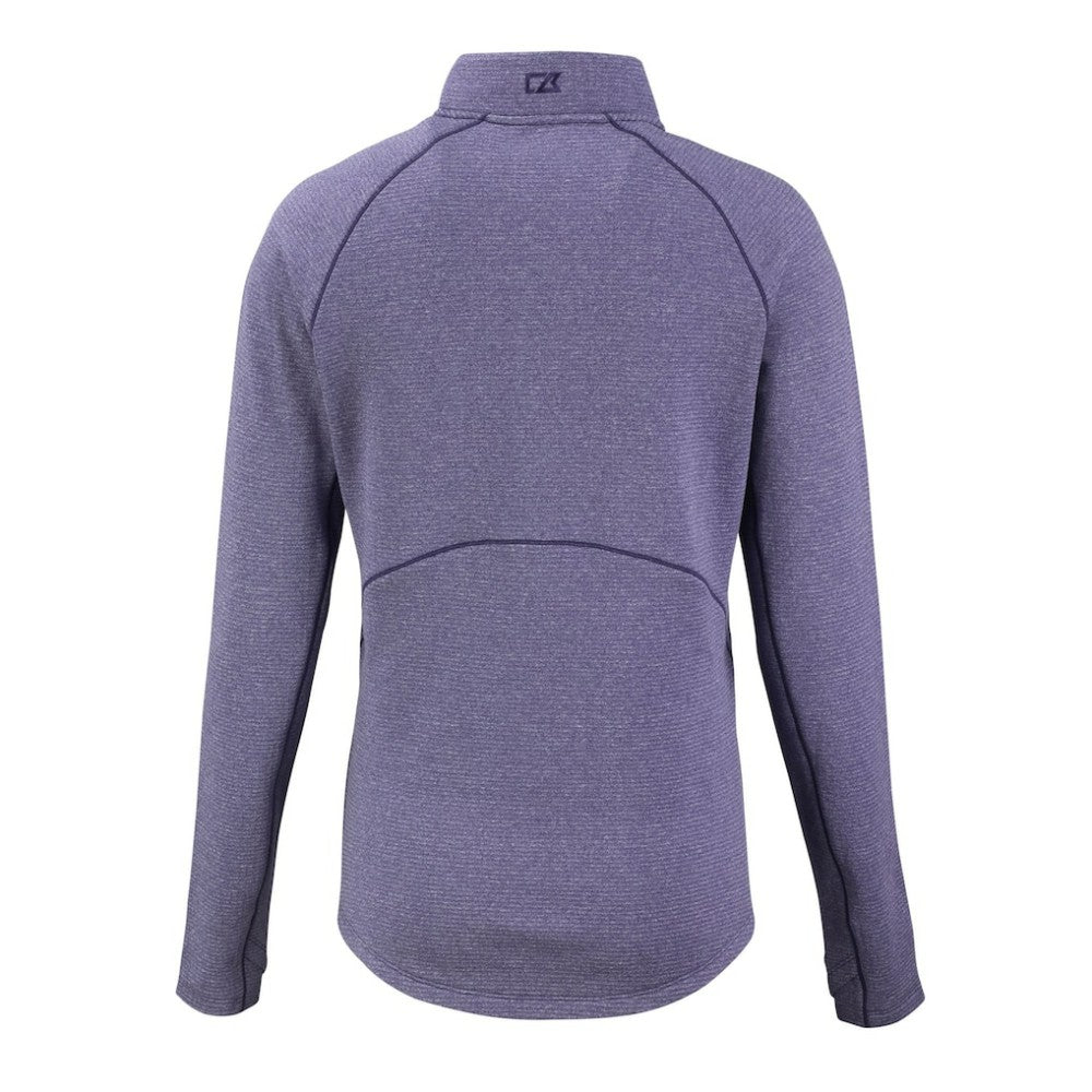 Colorado Rockies Cutter & Buck Women's Peshastin Eco Fleece Recycled Raglan Half-Zip Top On Sale