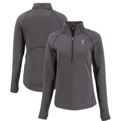 Houston Astros Cutter & Buck Women's Peshastin Eco Fleece Recycled Raglan Half-Zip Top Online