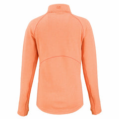 New York Mets Cutter & Buck Women's Peshastin Eco Fleece Recycled Raglan Half-Zip Top Lifestyle