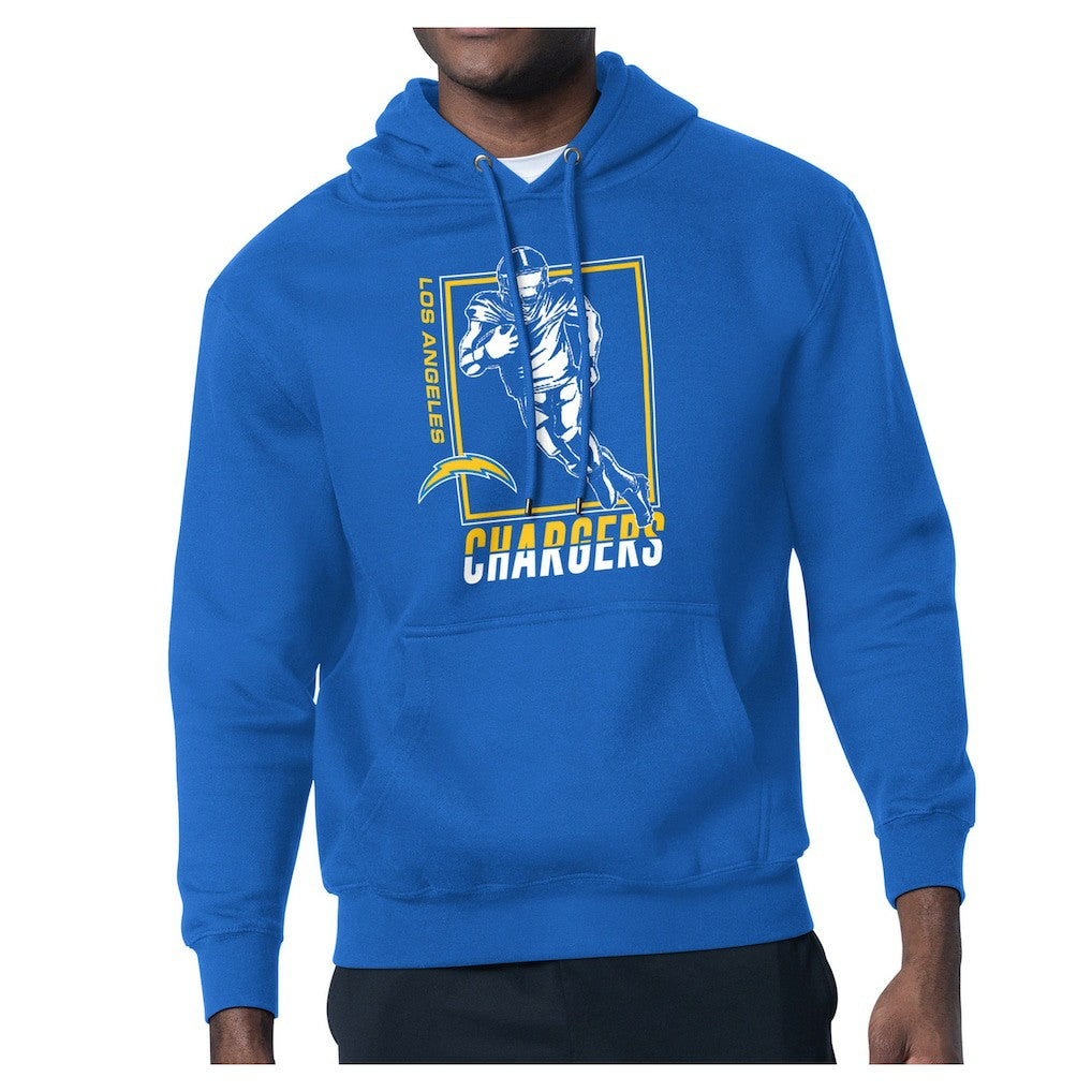 Los Angeles Chargers Starter Player Grid Pullover Hoodie Powder Blue - NFL