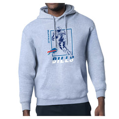Buffalo Bills Starter Player Grid Pullover Hoodie Heather Gray - NFL