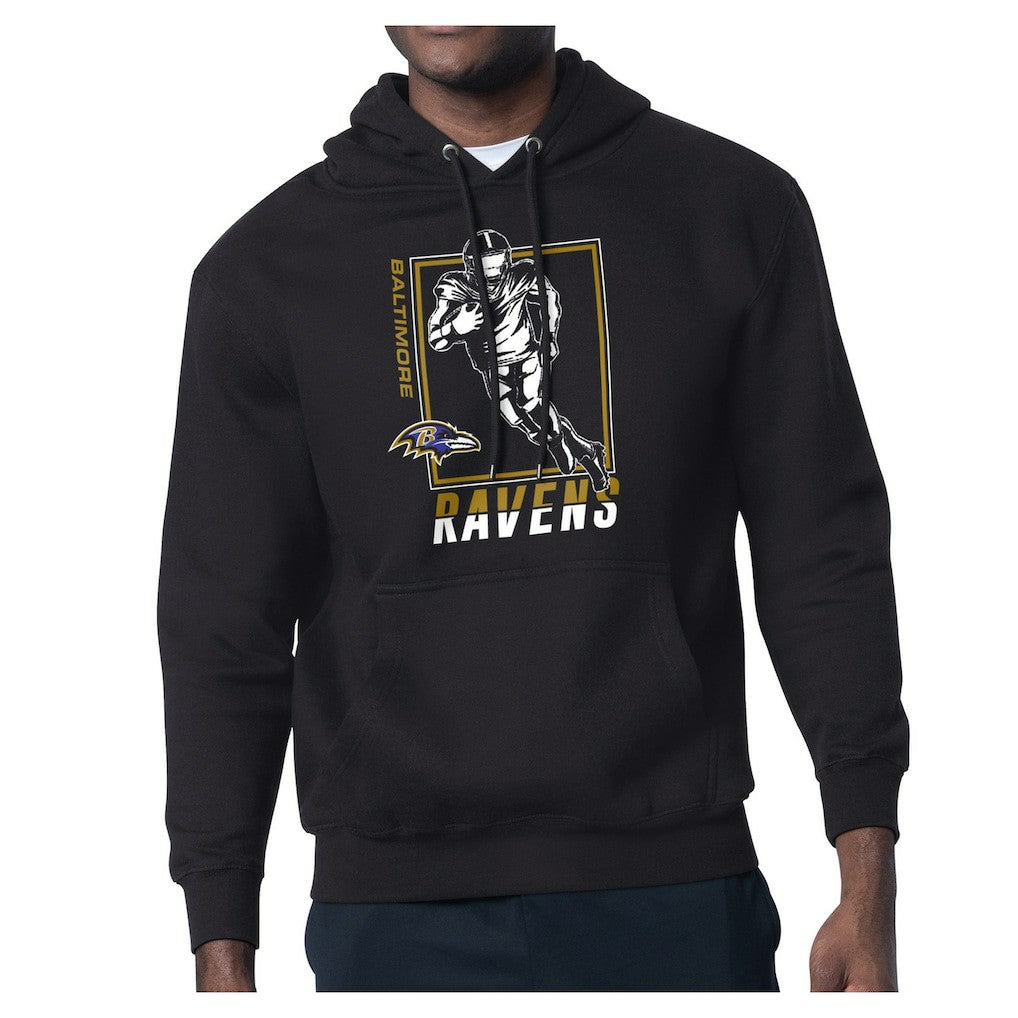 Baltimore Ravens Starter Player Grid Pullover Hoodie Black - NFL