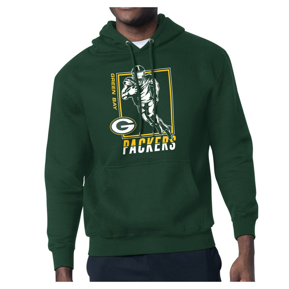 Green Bay Packers Starter Player Grid Pullover Hoodie Green - NFL