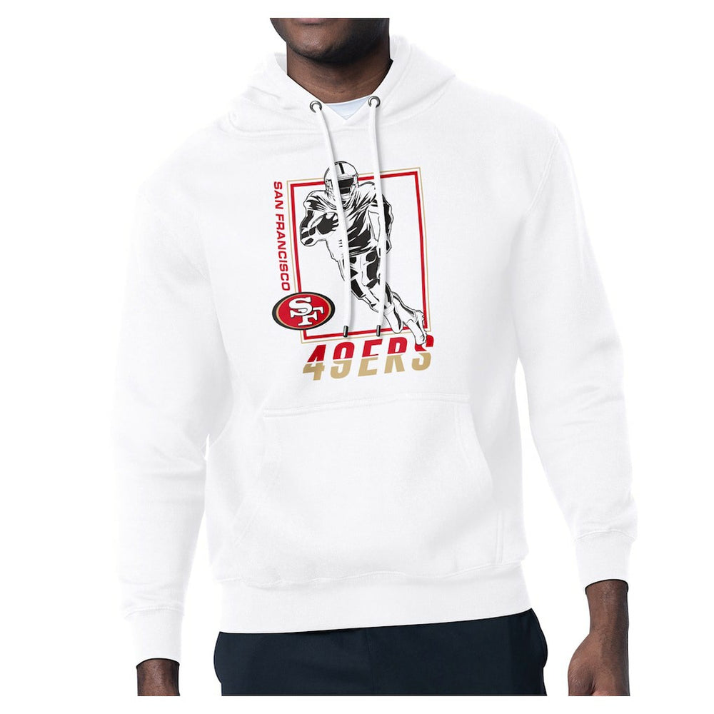 San Francisco 49ers Starter Player Grid Pullover Hoodie White - NFL