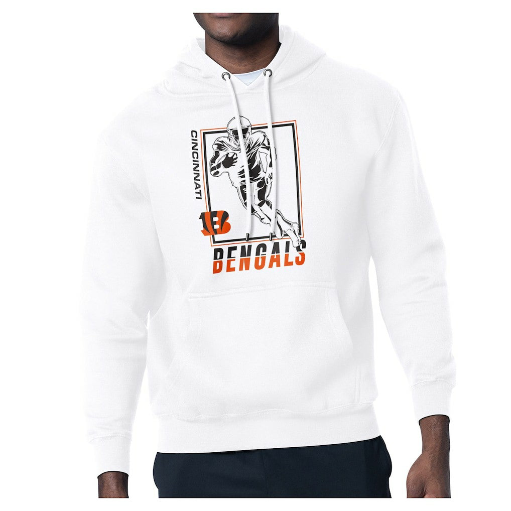 Cincinnati Bengals Starter Player Grid Pullover Hoodie White - NFL