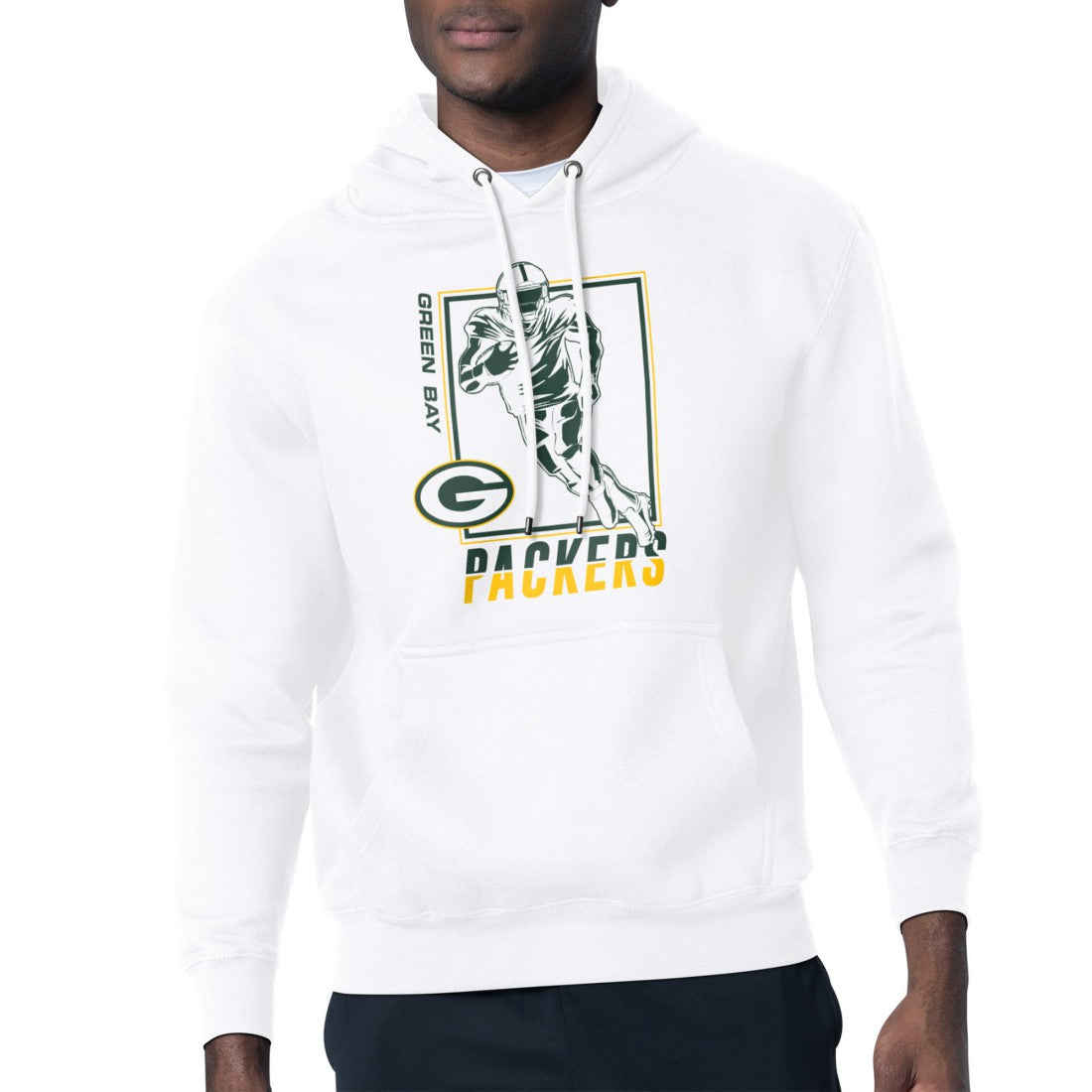 Green Bay Packers Starter Player Grid Pullover Hoodie White - NFL