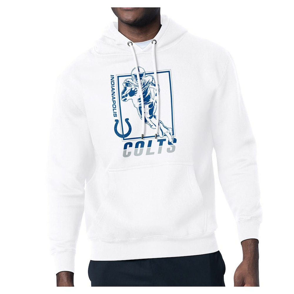 Indianapolis Colts Starter Player Grid Pullover Hoodie White - NFL