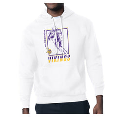 Minnesota Vikings Starter Player Grid Pullover Hoodie White - NFL