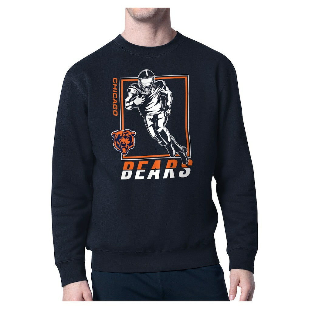 Chicago Bears Starter Player Grid Pullover Sweatshirt Navy - NFL