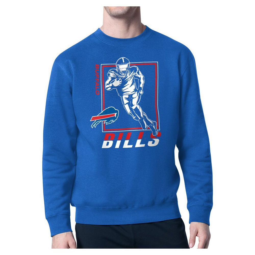 Buffalo Bills Starter Player Grid Pullover Sweatshirt Royal - NFL