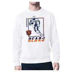 Chicago Bears Starter Player Grid Pullover Sweatshirt White - NFL