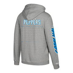 Julius Peppers Carolina Panthers Name & Number Pullover Hoodie – Heather Gray - Mitchell & Ness