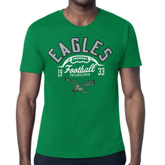Philadelphia Eagles Starter Half Ball Retro Logo T-Shirt Kelly Green - NFL