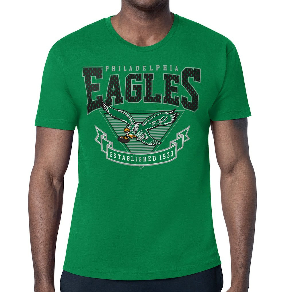 Philadelphia Eagles Starter ‘80s Inspired Retro Logo T-Shirt Kelly Green - NFL