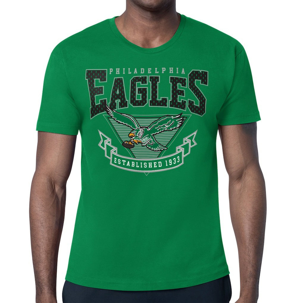 Philadelphia Eagles Starter ‘80s Inspired Retro Logo T-Shirt Kelly Green - NFL