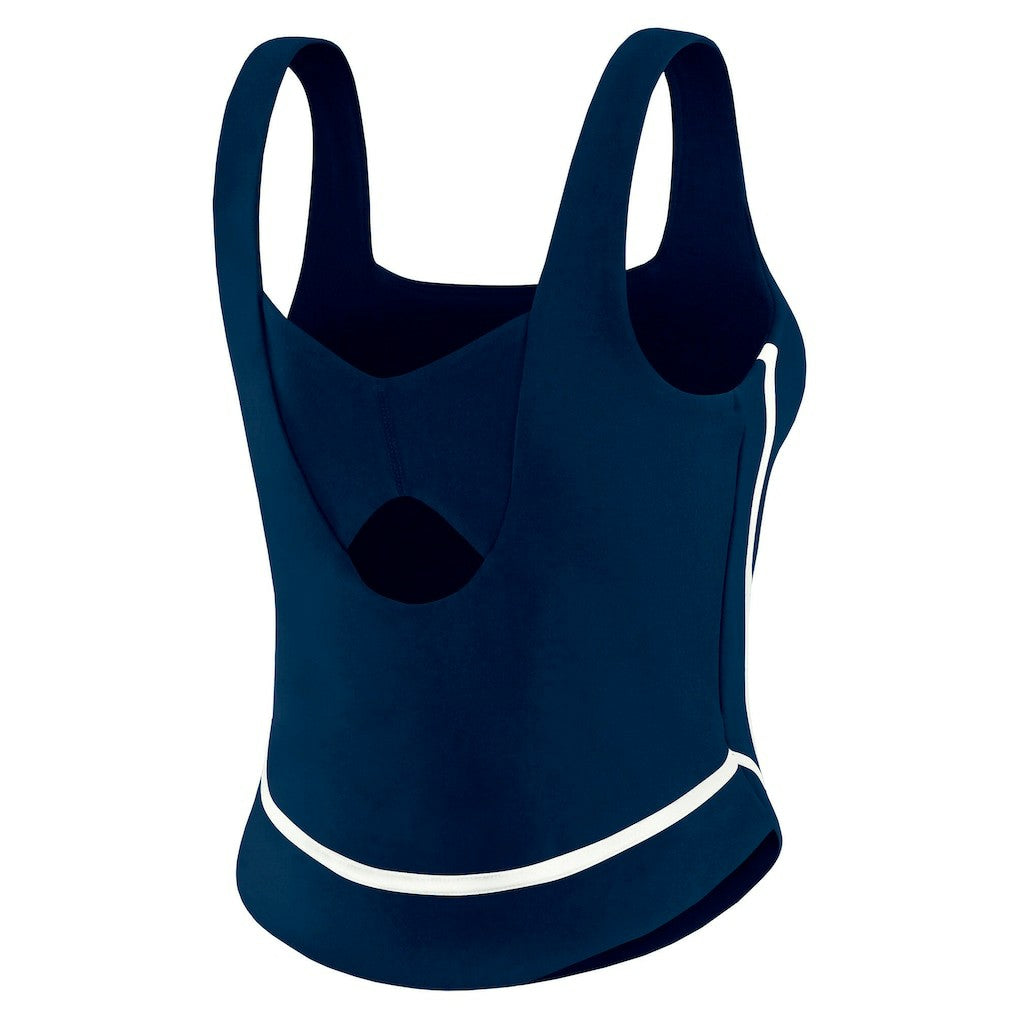 Dallas Cowboys WEAR by Erin Andrews Women's Square Neck Tank Top Navy - NFL
