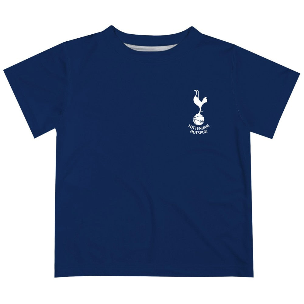 Tottenham Hotspur Vive La Fete Youth Impressions Artwork T-Shirts - Navy