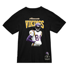 Randy Moss Minnesota Vikings Sideline Retired Player T-Shirt Black - Mitchell & Ness