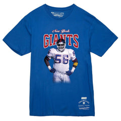 Lawrence Taylor New York Giants Sideline Retired Player T-Shirt Royal - Mitchell & Ness
