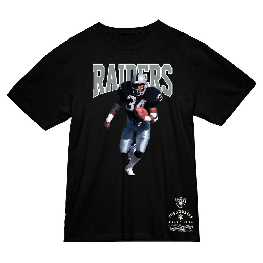Bo Jackson Las Vegas Raiders Sideline Retired Player T-Shirt Black - Mitchell & Ness