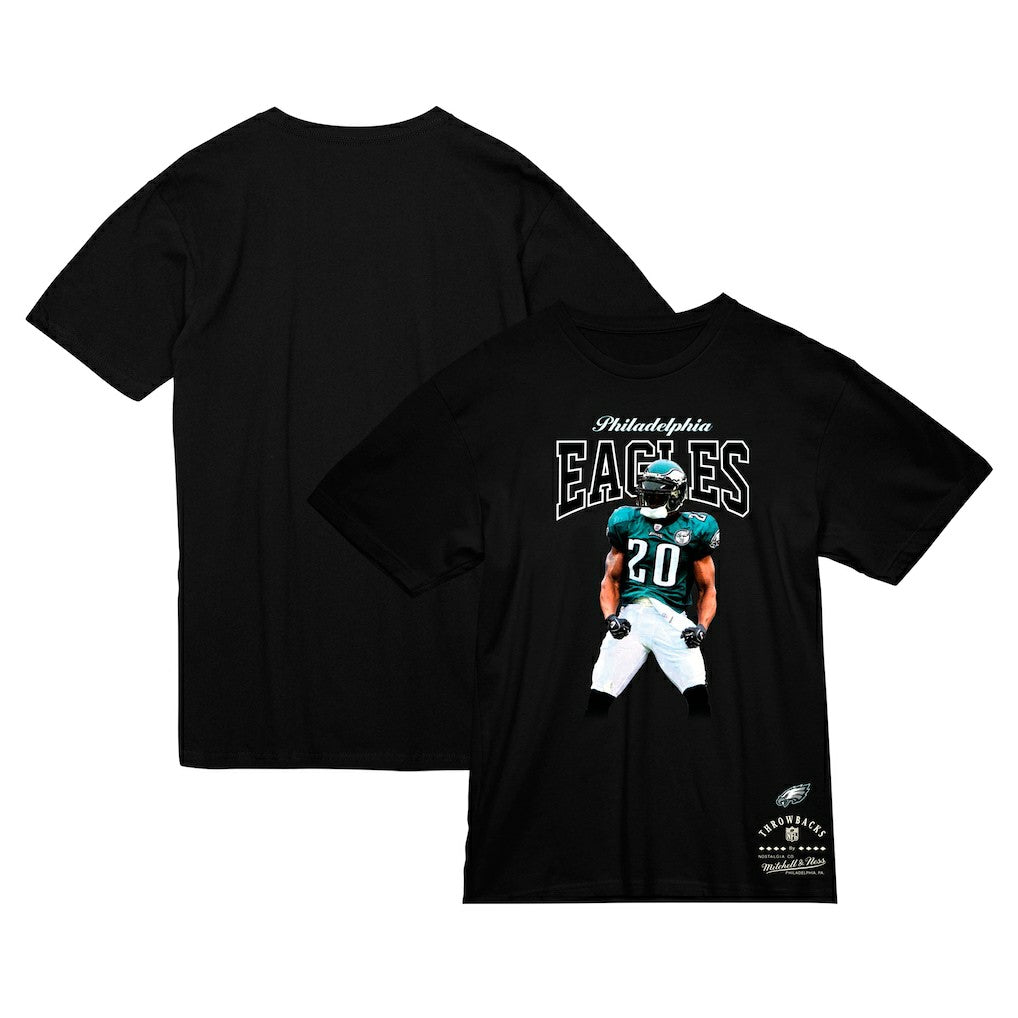 Brian Dawkins Philadelphia Eagles Sideline Retired Player T-Shirt Black - Mitchell & Ness
