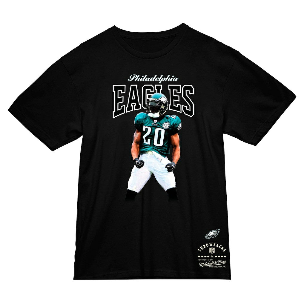 Brian Dawkins Philadelphia Eagles Sideline Retired Player T-Shirt Black - Mitchell & Ness