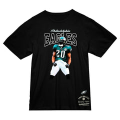 Brian Dawkins Philadelphia Eagles Sideline Retired Player T-Shirt Black - Mitchell & Ness
