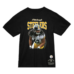 Troy Polamalu Pittsburgh Steelers Sideline Retired Player T-Shirt Black - Mitchell & Ness
