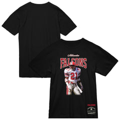 Deion Sanders Atlanta Falcons Sideline Retired Player T-Shirt Black - Mitchell & Ness