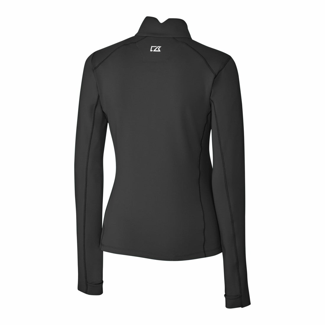 Detroit Lions Cutter & Buck Women's Traverse Stretch Quarter-Zip Pullover Top Black - NFL