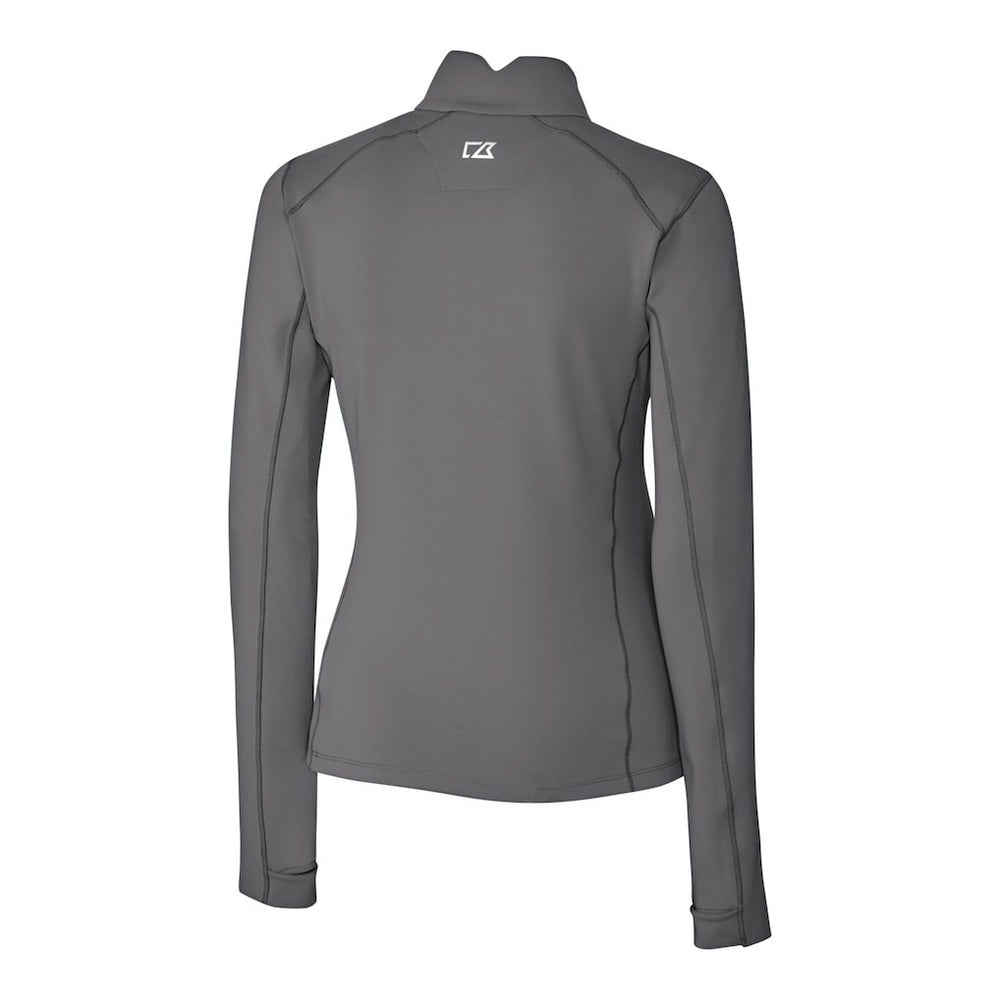Buffalo Bills Cutter & Buck Women's Traverse Stretch Quarter-Zip Pullover Top Gray - NFL