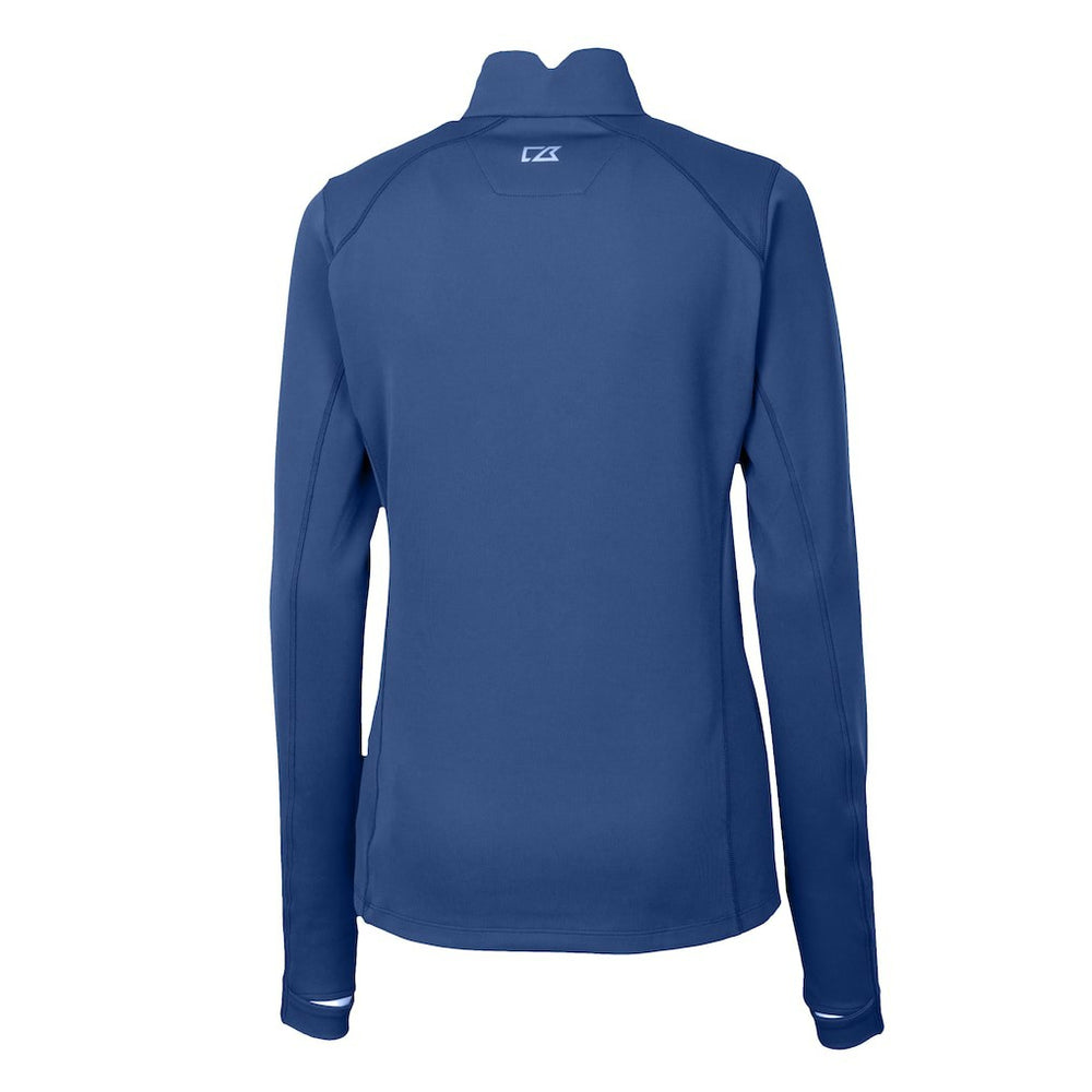 Buffalo Bills Cutter & Buck Women's Traverse Stretch Quarter-Zip Pullover Top Royal - NFL
