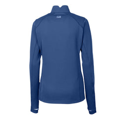 Buffalo Bills Cutter & Buck Women's Traverse Stretch Quarter-Zip Pullover Top Royal - NFL